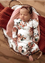 Load image into Gallery viewer, Snuggle Hunny Rosebud - Organic  Cotton Growsuit