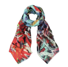 Load image into Gallery viewer, D)Luxe Scarf - Graffiti Merino Scarf