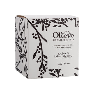 Olieve by  Olie Candles - Amber & Lotus Blossom, Lemongrass & Rosewood, Grapefruit, Coconut & Vanilla
