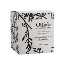 Load image into Gallery viewer, Olieve by  Olie Candles - Amber &amp; Lotus Blossom, Lemongrass &amp; Rosewood, Grapefruit, Coconut &amp; Vanilla