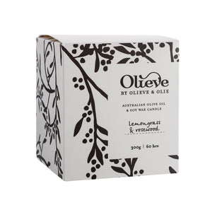 Olieve by  Olie Candles - Amber & Lotus Blossom, Lemongrass & Rosewood, Grapefruit, Coconut & Vanilla