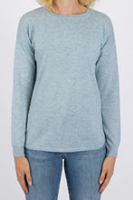 Load image into Gallery viewer, Bow &amp; Arrow Pale Blue Swing Jumper with Katie  Millie Liberty Patches