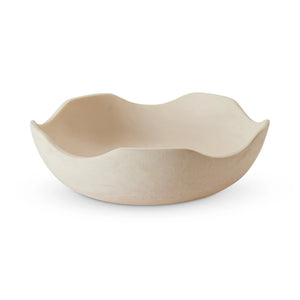 Madras Link Aries Cream Wavy Salad Bowl- 30% OFF