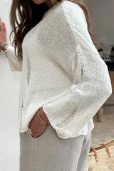 Bypias Banti Cotton Knit Jumper - White