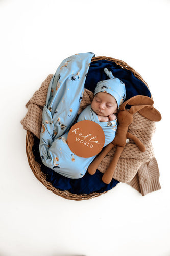 Copy of Snuggle Hunny Dreams Organic Baby Jersey Wrap Set