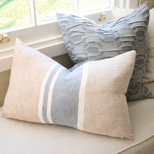 Load image into Gallery viewer, Eadie Lifestyle Magnus Cushion - Natural/Blue