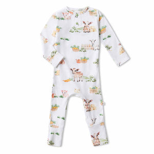 Snuggle Hunny Grow Suit - Farm