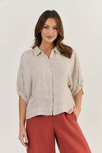 Load image into Gallery viewer, Naturals by O&amp;J  Linen Shirt - Dune