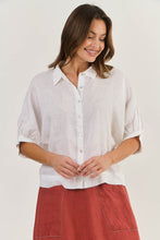 Load image into Gallery viewer, Naturals by O&amp;J White Linen Shirt