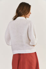 Load image into Gallery viewer, Naturals by O&amp;J White Linen Shirt