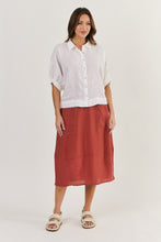 Load image into Gallery viewer, Naturals by O&amp;J White Linen Shirt