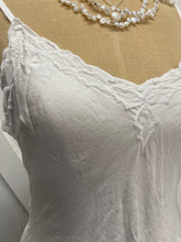 Load image into Gallery viewer, Silk Satin Cami with Luxe Embroidery.