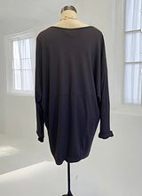 Load image into Gallery viewer, Valia V- Neck  Top - Wood / Black 50% OFF