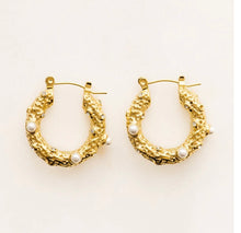 Load image into Gallery viewer, Indigo &amp; Wolfe Aurelia  Gold Plated Earings