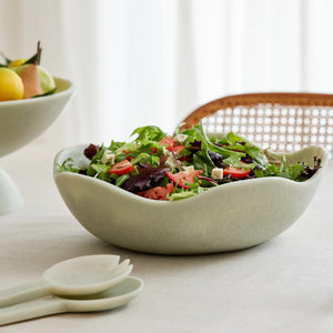 Madras Link Aries Sage Green Resin Salad Bowl