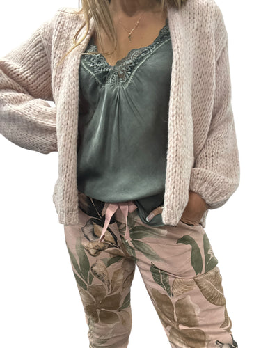 Amici Intimo Open Cardi - Baby Pink