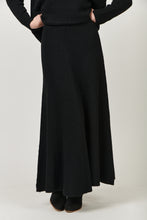 Load image into Gallery viewer, Naturals by O&amp;J Cashmere - Blend Skirt - Black - Now $50.00