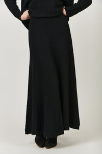 Naturals by O&J Cashmere - Blend Skirt - Black - Now $50.00