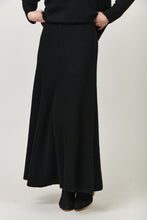 Load image into Gallery viewer, Naturals by O&amp;J Cashmere - Blend Skirt - Black - Now $50.00