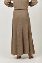 Load image into Gallery viewer, Naturals by O&amp;J Cashmere Blend Skirt - Khaki