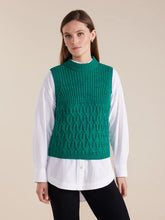 Load image into Gallery viewer, Marco Polo Cable Knit Vest - Forest