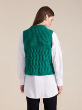 Load image into Gallery viewer, Marco Polo Cable Knit Vest - Forest