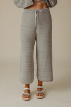 Load image into Gallery viewer, Talamaya Retreat Cotton Twist Pant Dusty Olive &amp; White / Silver &amp; Salt