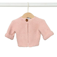 Load image into Gallery viewer, D)Luxe Baby  Elf - Garter Stitch Baby Cardi  Seven Colours