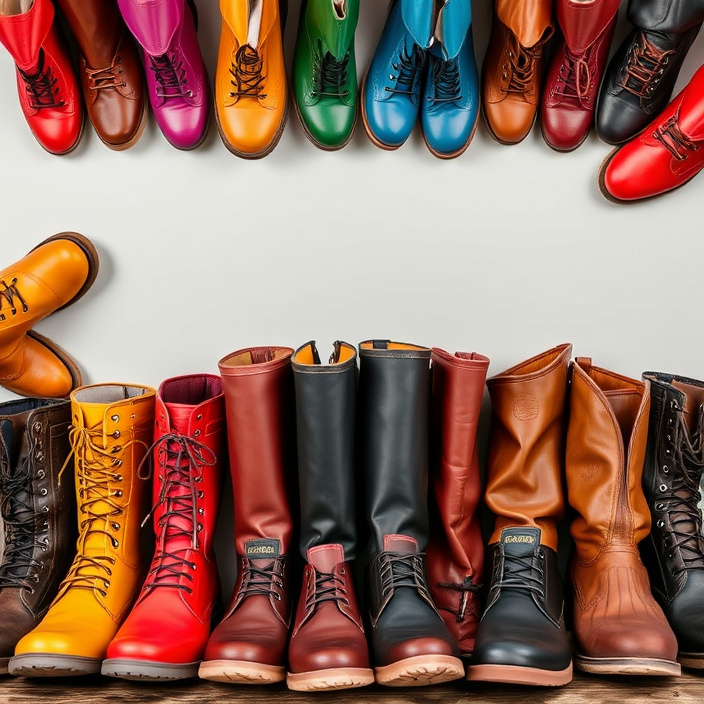 Merry People Bobbie Gum Boots - Chestnut Blue