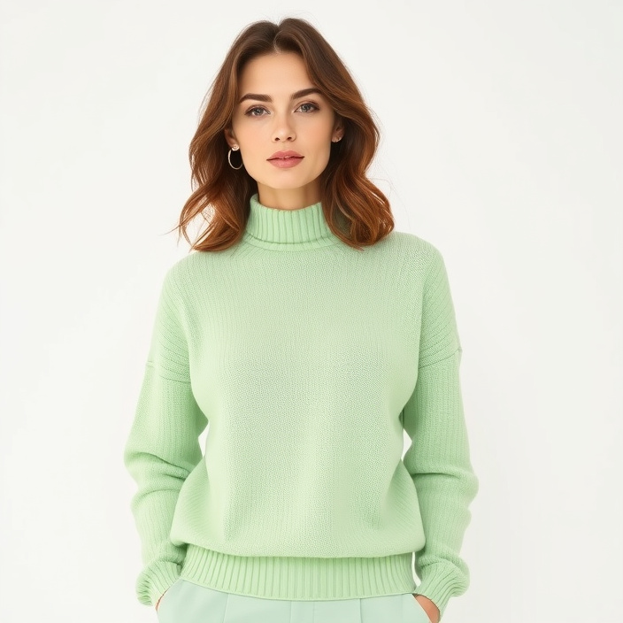 Naturals by O&J Cotton Knit Sweater Verbena