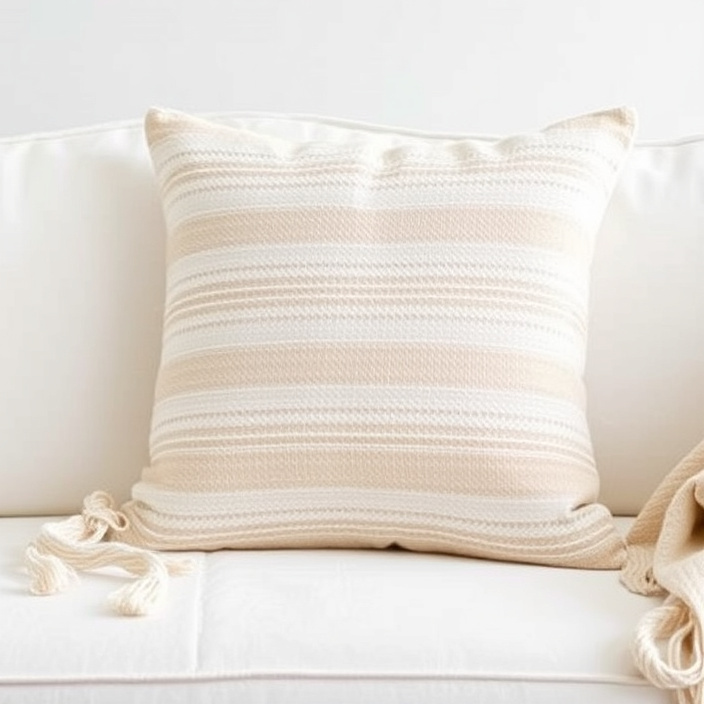 Rockpool Cushion - White Natural